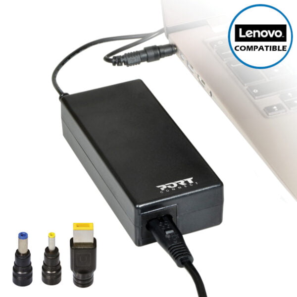 The Port Connect 65W Lenovo Notebook Adapter is the perfect companion to keep your Lenovo device fully charged and ready to go. It features an output power of 65W