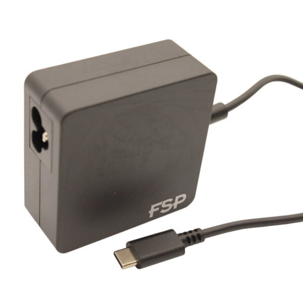 Keep your laptops and other compatible Type-C devices fully charged with the FSP NB C Type-C 65W Universal Laptop Adapter. It features a reversible Type-C connection