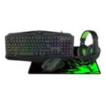 <p>The T-Dagger T-TGS003 Mouse/ Keyboard/Mousepad/Headset 4 IN 1 Gaming Combo Set is a good entry level gaming set with everything you need. It offers a high quality mouse