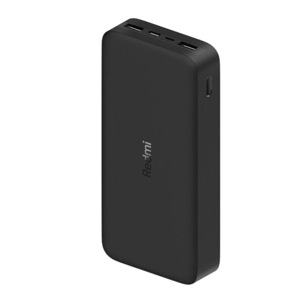 Keep your devices fully charged with the Xiaomi Mi 20000mAh Redmi Power Bank. It features a high-quality Lithium Polymer Battery