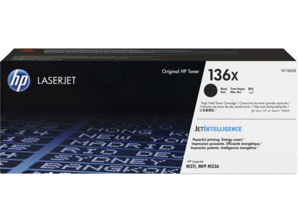 HP 136X High Yield Black Original LaserJet Toner Cartridge