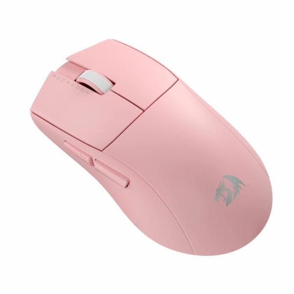 REDRAGON M916 PRO 1K 3-Mode Wireless Gaming Mouse - Pink - Image 2