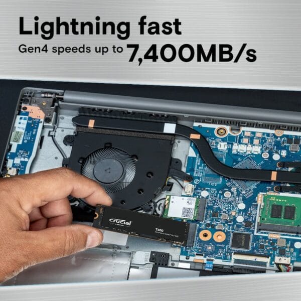 Crucial T500 2TB M.2 NVMe Gen4 NAND SSD - Image 3