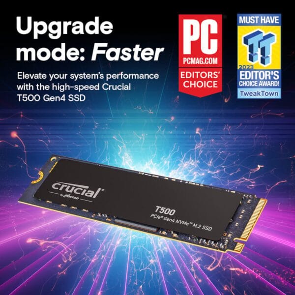 Crucial T500 2TB M.2 NVMe Gen4 NAND SSD - Image 8