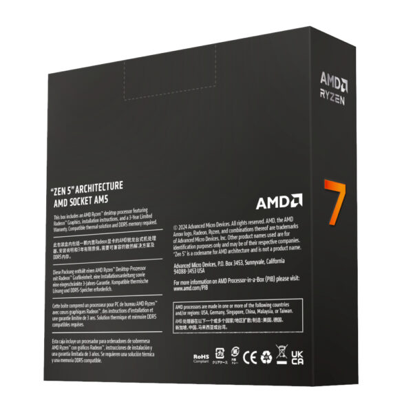 AMD RYZEN 7 9700X 8-Core 3.8GHz AM5 CPU - Image 4