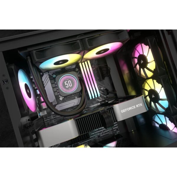 Corsair iCUE H100i ELITE LCD XT 240mm Liquid CPU Cooler AMD: AM5; AM3/4; sTRX4; sTR4 | Intel LGA: 1700/1851; 115X; 1200; 2011 - Image 13