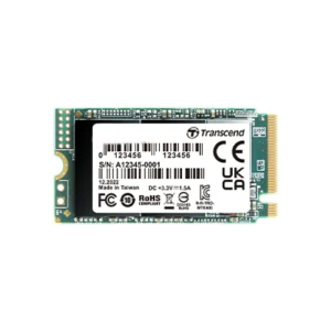 Transcend 256GB MTE400S PCI-E GEN 3x4 M.2 2242 SSD 3D TLC - 2000 MB/s Read 1000 MB/s Write - 100 TBW