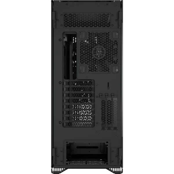7000D Airflow Black Tempered Glass Mid-Tower; 6x 3.5'' |  4x 2.5'' Drive Bays ; 480mm Radiator Compatible; 3x140mm fan incl - Image 3