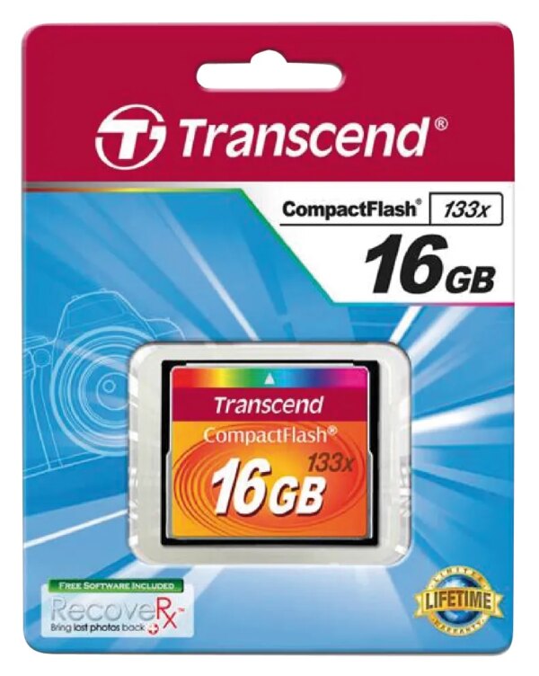 TRANSCEND 16GB COMPACT FLASH 133X