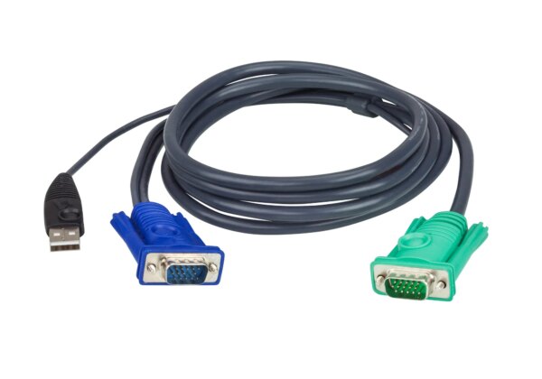 ATEN 1.8M USB KVM Cable with 3 in 1 SPHD - Image 3