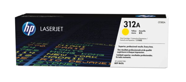 HP 312A Yellow Original LaserJet Toner Cartridge;2;700 pages. (. Commercial Colour MFP - M476 Series). - Image 12