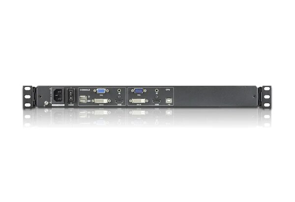17'' wide Screen Full HD LCD console support USB DVI; HDMI; VGA W/(US99KB/USKB/SPKB)/W/(US/EU) CORD/(LONG RACK) ATEN TECH - Image 2