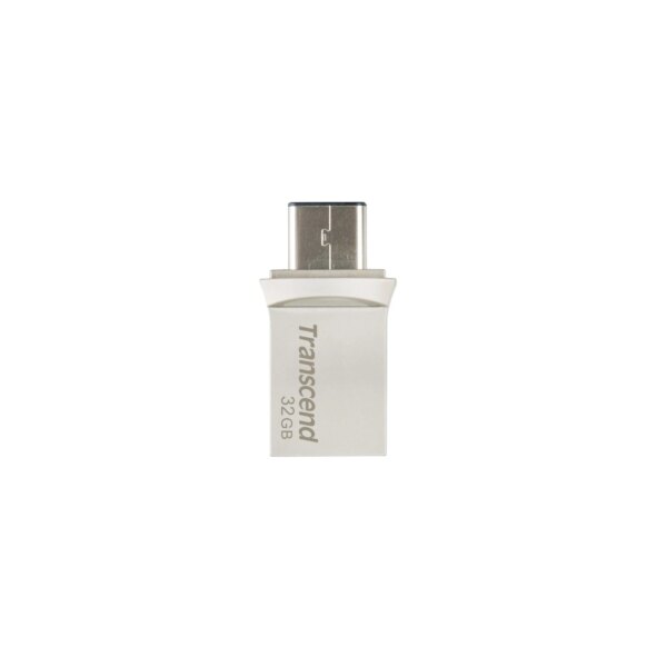 TRANSCEND 64GB JETFLASH 890 USB-C & USB 3.1 OTG FLASH DRIVE - SILVER - Image 8