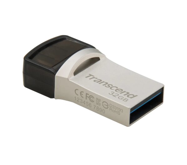 TRANSCEND 32GB JETFLASH 890 USB-C & USB 3.1 OTG FLASH DRIVE - SILVER - Image 4