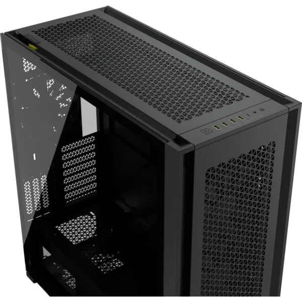 7000D Airflow Black Tempered Glass Mid-Tower; 6x 3.5'' |  4x 2.5'' Drive Bays ; 480mm Radiator Compatible; 3x140mm fan incl - Image 16