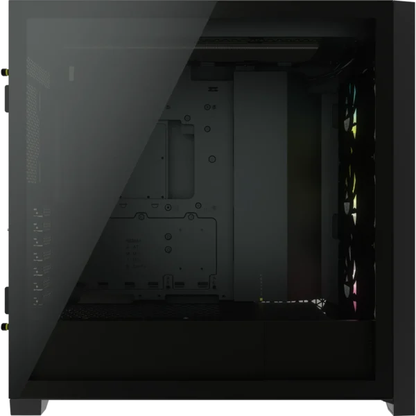 5000X RGB Black Tempered Glass Mid-Tower; 2x 3.5'' |  4x 2.5'' Drive Bays; Up to 360mm Radiator compatible; 3x 120mm fan incl - Image 15