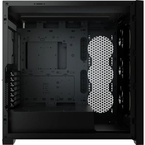 5000X RGB Black Tempered Glass Mid-Tower; 2x 3.5'' |  4x 2.5'' Drive Bays; Up to 360mm Radiator compatible; 3x 120mm fan incl - Image 43