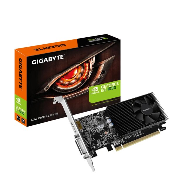 GIGABYTE nVidia GeForce GT 1030 - 2GB GDDR4; 64-Bit Memory Bus; PCI Express 2.0; 1x Dual-Link DVI-D; 1x HDMI; Low Profile - Image 6