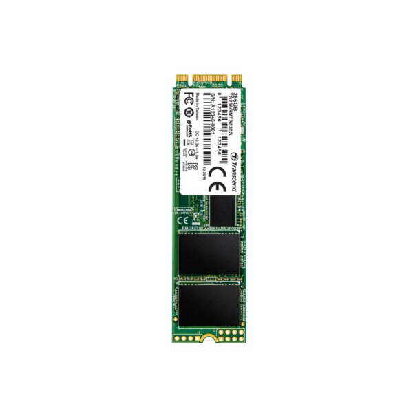 TRANSCEND 256GB MTS830S M.2 SATA3 2280 SSD - 3D TLC