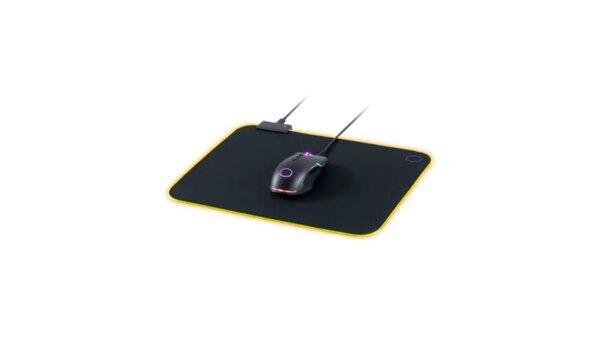 Cooler Master KeyBoard MP750 Medium Flexible RGB Mousepad; Smooth Surface; Thick RGB borders; Water Repellent Coating - Image 9