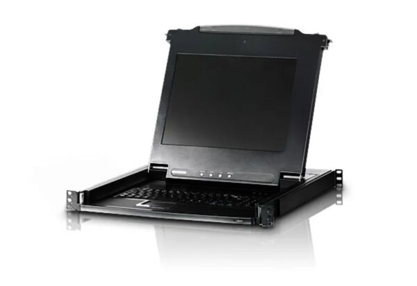 ATEN 17'' SLIDEAWAY CONSOLE PS/2 VGA LCD Console W/(US99KB/USKB/SPKB)/W/(US/EU/OUT) CORD ATEN.