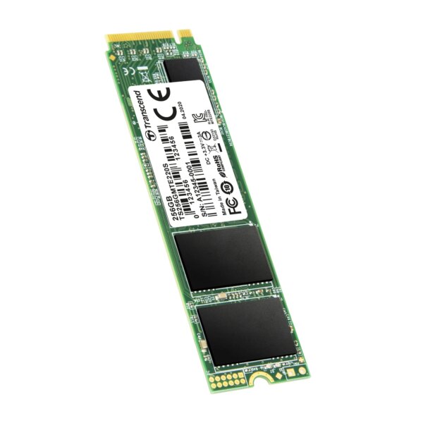 TRANSCEND 256GBMTE220S PCI-E GEN 3x4 NVMe M.2 2280 SSD 3D TLC with DRAM cache - 3300 MB/s Read 1250 MB/s Write - 550 TBW - Image 4