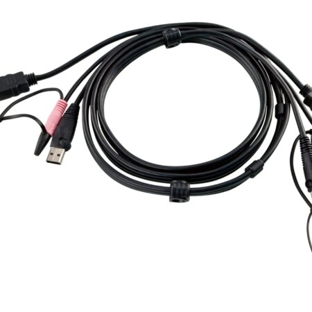 ATEN 1.8M USB HDMI KVM Cable with Audio