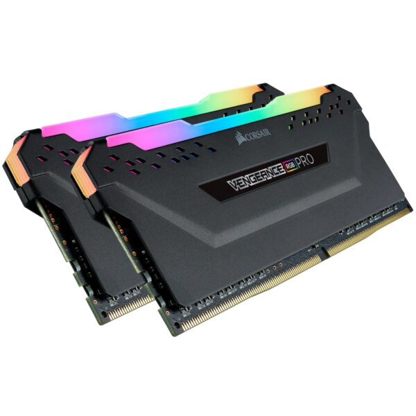 Corsair VENGEANCE® RGB PRO 16GB (2 x 8GB) DDR4 DRAM 3600MHz C18 Memory Kit; 18-22-22-42; 1.35V; Black. - Image 6