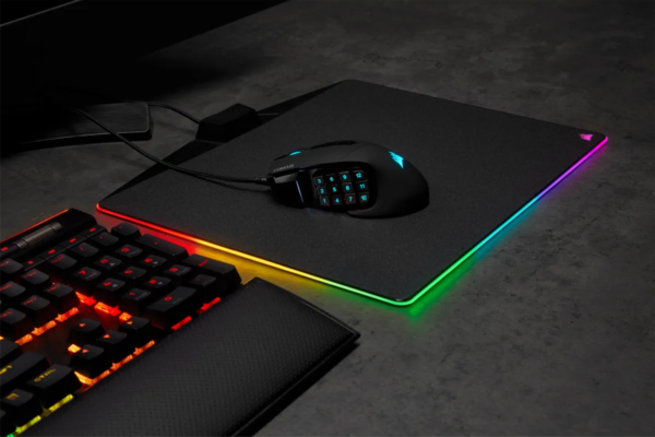 Corsair SCIMITAR ELITE RGB Optical MOBA/MMO Gaming Mouse; 18;000 DP; Black - Image 29