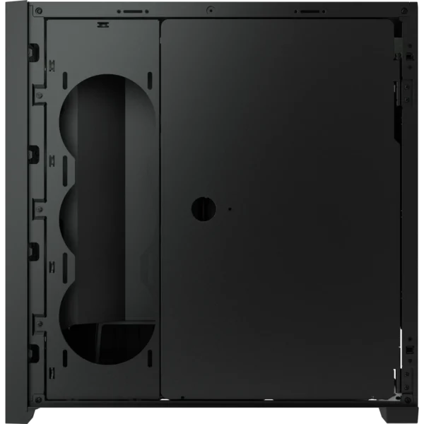 5000X RGB Black Tempered Glass Mid-Tower; 2x 3.5'' |  4x 2.5'' Drive Bays; Up to 360mm Radiator compatible; 3x 120mm fan incl - Image 4