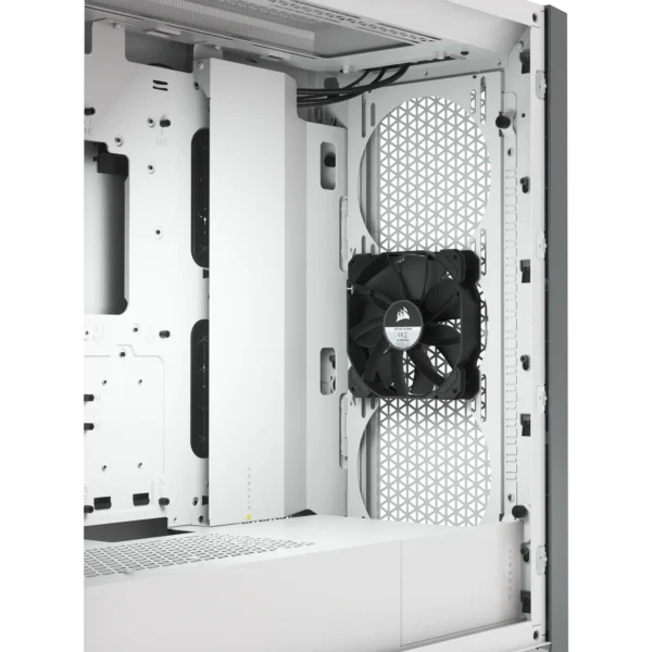 5000D Airflow White Tempered Glass Mid-Tower - 4x3.5''; 2x2.5''; Up to 360mm Liquid Coolers - ATX Chassis - Image 19