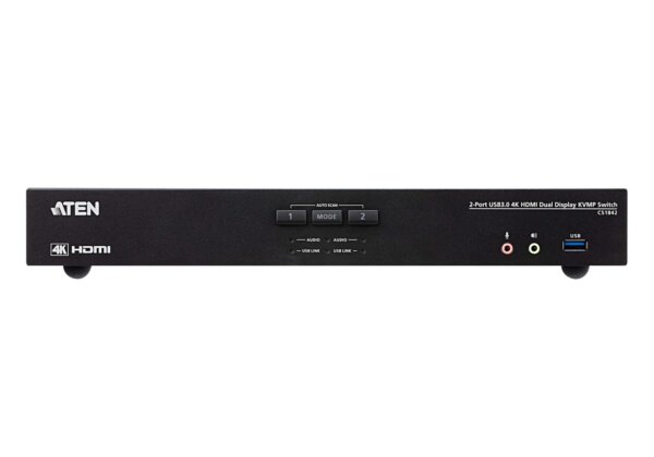 ATEN 2-Port USB 3.0 4K HDMI Dual Display KVMP Switch - Image 4