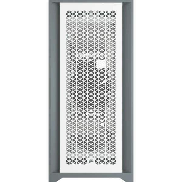 5000D Airflow White Tempered Glass Mid-Tower - 4x3.5''; 2x2.5''; Up to 360mm Liquid Coolers - ATX Chassis - Image 4