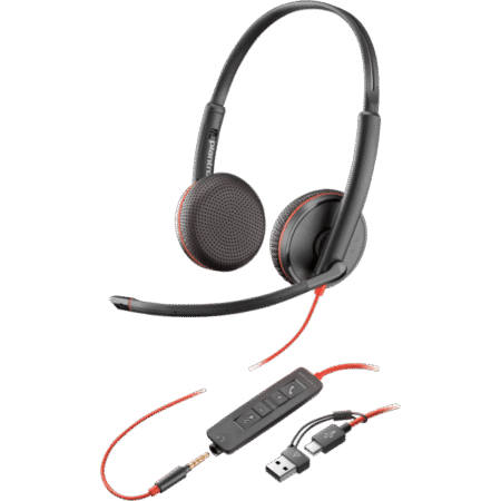 POLY BLACKWIRE 3225 STEREO USB-C HEADSET HEADSET