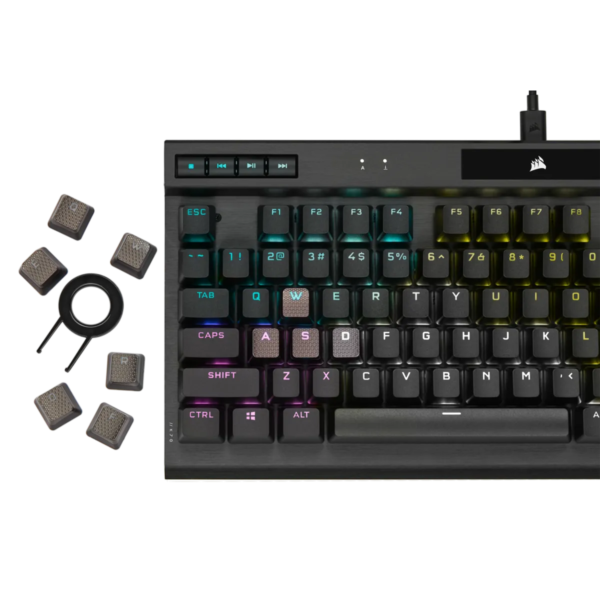 Corsair K70 RGB TKL Mechanical Gaming Keyboard; Backlit RGB LED; Cherry MX Speed Keyswitches; Black - Image 5