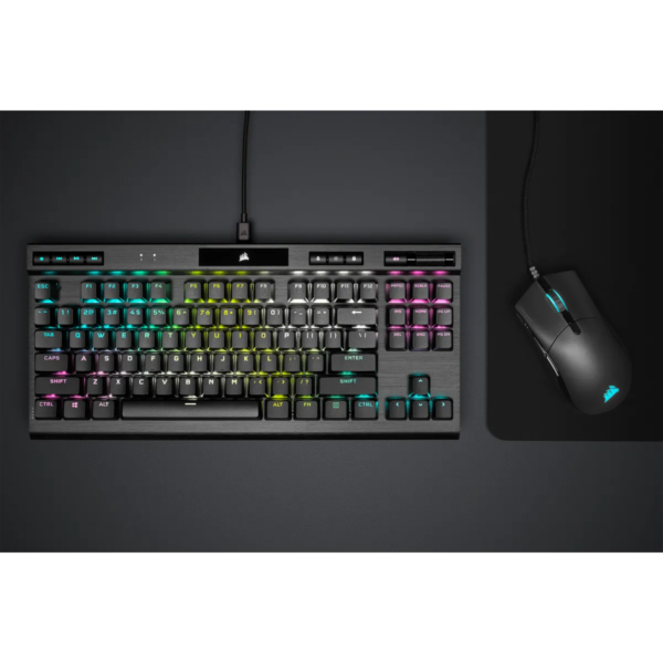 Corsair K70 RGB TKL Mechanical Gaming Keyboard; Backlit RGB LED; Cherry MX Speed Keyswitches; Black - Image 13