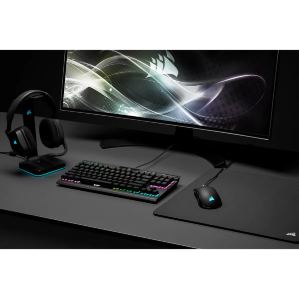 Corsair K70 RGB TKL Mechanical Gaming Keyboard; Backlit RGB LED; Cherry MX Speed Keyswitches; Black - Image 11