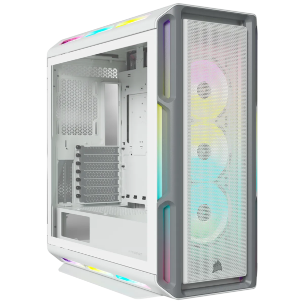 5000T RGB White Tempered Glass Mid-Tower; 2x 3.5'' |  4x 2.5'' Drive Bays; Up to 360mm Radiator compatible; 4x 120mm fan incl - Image 7