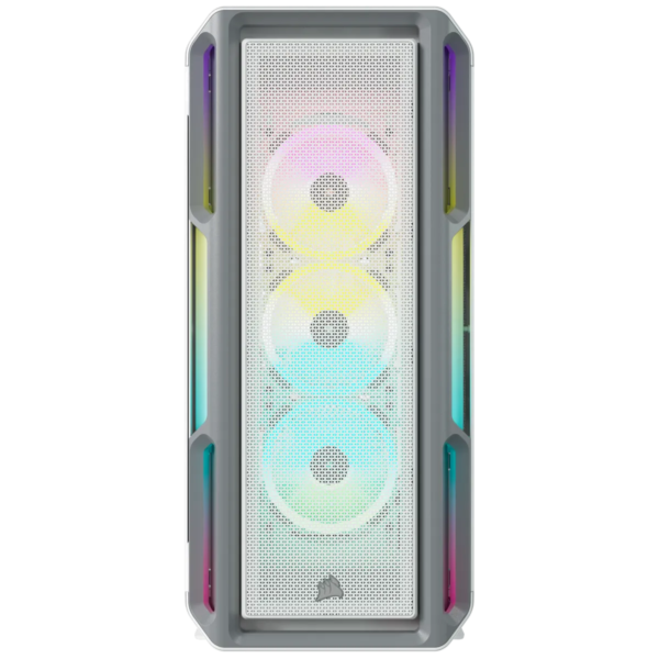5000T RGB White Tempered Glass Mid-Tower; 2x 3.5'' |  4x 2.5'' Drive Bays; Up to 360mm Radiator compatible; 4x 120mm fan incl - Image 5