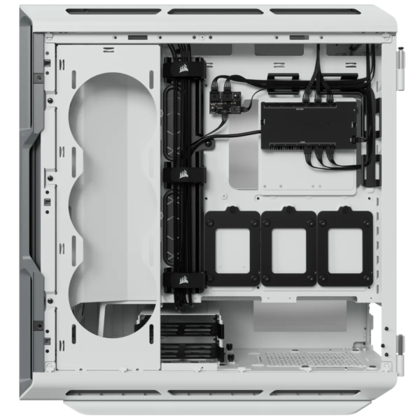 5000T RGB White Tempered Glass Mid-Tower; 2x 3.5'' |  4x 2.5'' Drive Bays; Up to 360mm Radiator compatible; 4x 120mm fan incl - Image 20