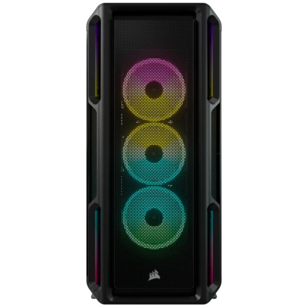 5000T RGB Black Tempered Glass Mid-Tower; 2x 3.5'' |  4x 2.5'' Drive Bays; Up to 360mm Radiator compatible; 4x 120mm fan incl - Image 6