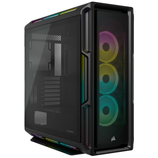 5000T RGB Black Tempered Glass Mid-Tower; 2x 3.5'' |  4x 2.5'' Drive Bays; Up to 360mm Radiator compatible; 4x 120mm fan incl - Image 10