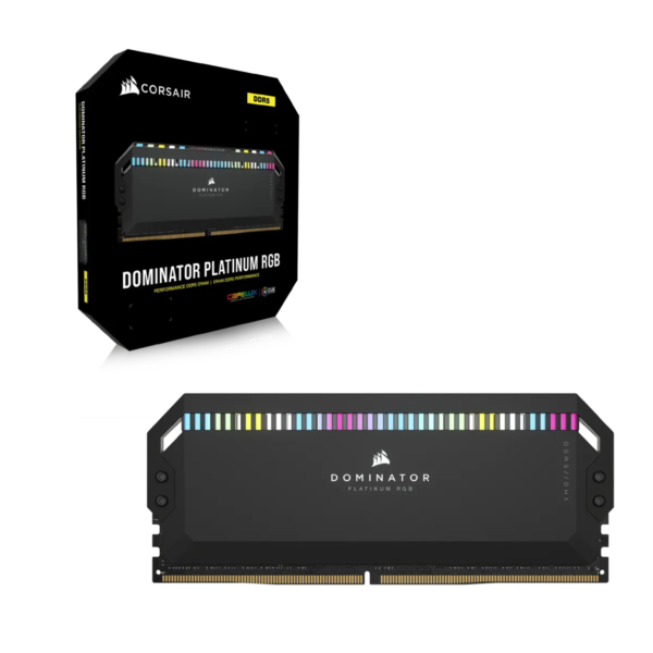 Corsair DOMINATOR PLATINUM RGB DDR5; 5200MHz 64GB 2x32GB DIMM; 40-40-40-77; 1.25V Intel XMP - Image 8