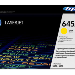 HP 645A CLJ 5500 YELLOW PRINT TONER CARTRIDGE
