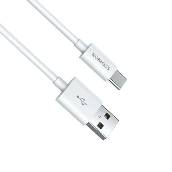 Romoss USB to Type-C 3A Cable - White - Image 2