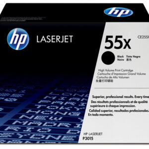 HP 55X HC BLACK TONER CARTRIDGE
