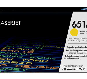 HP 651A YELLOW LASERJET TONER CATRIDGE