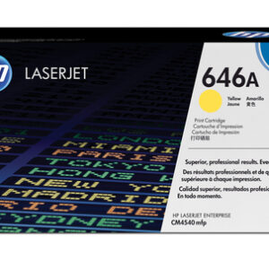 HP 646A ORIGINAL YELLOW TONER CARTRIGDE
