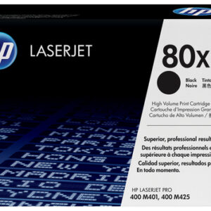 HP 80X BLACK LASERJET TONER CARTRIDGE