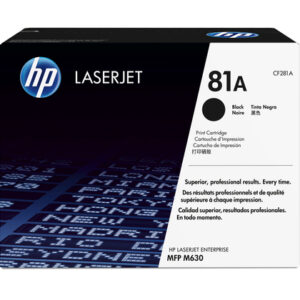 HP 81A BLACK TONER CARTRIDGE